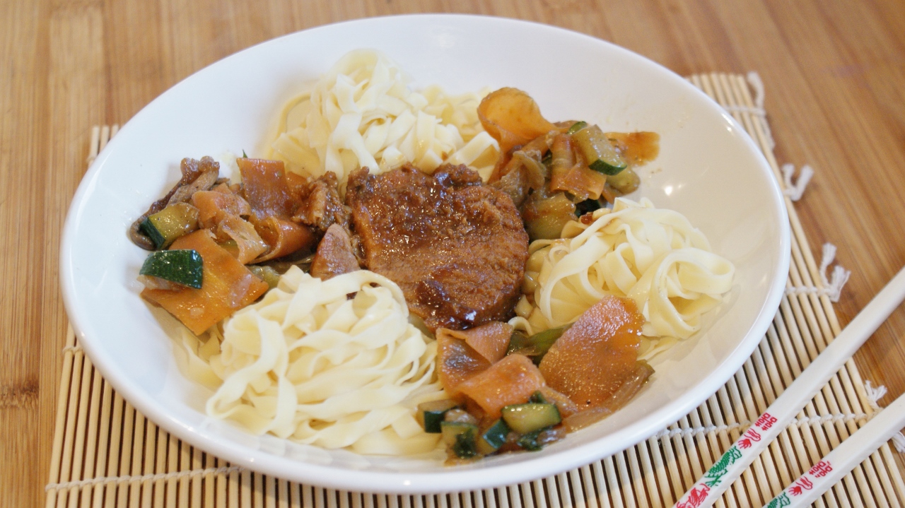 Porc braisé au miso rouge