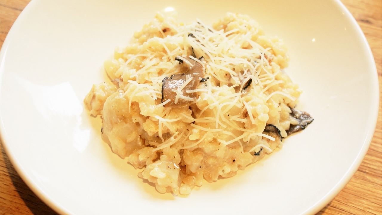 Risotto de topinambours à la truffe