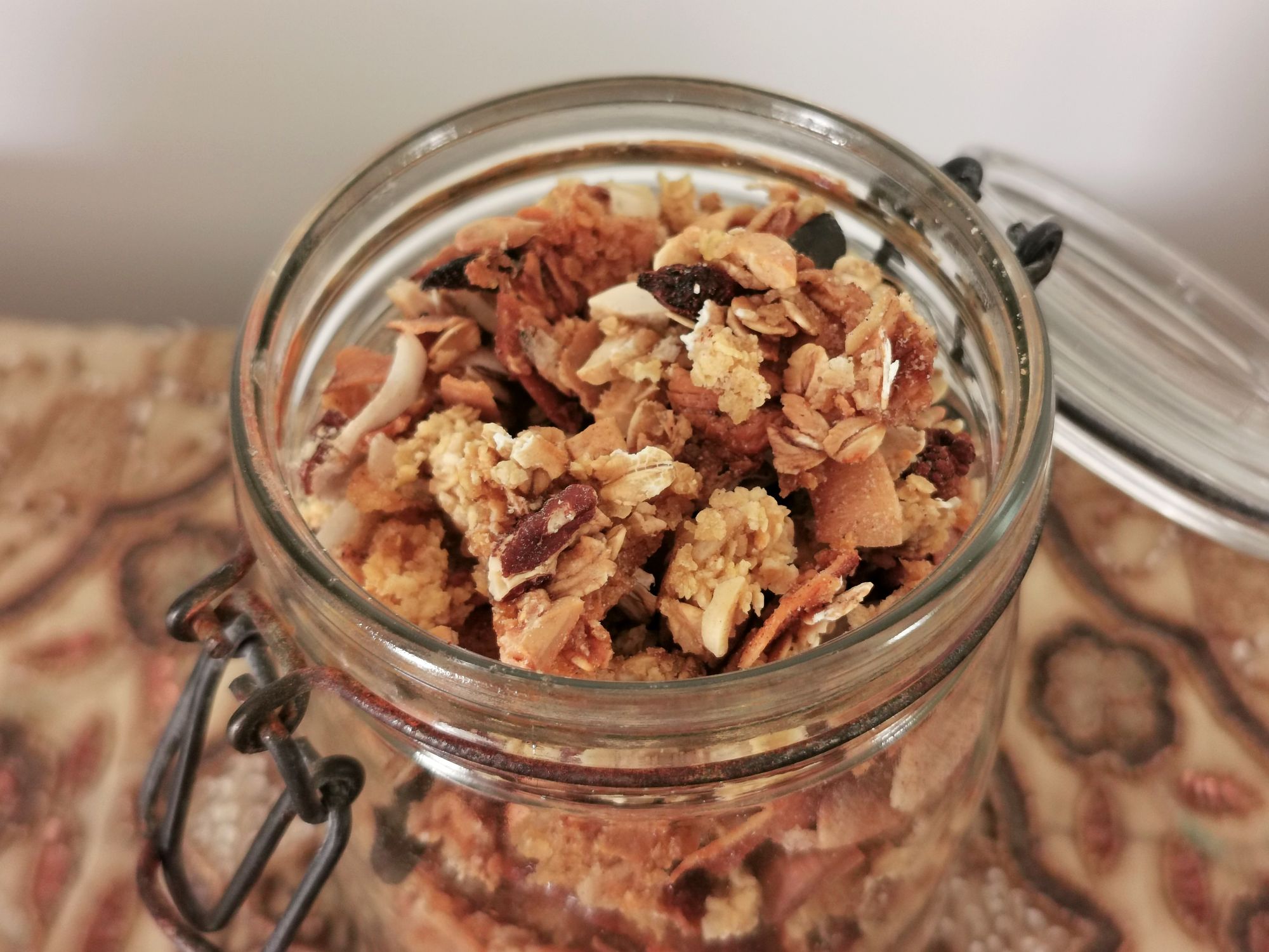 Granola sans gluten aux super fruits