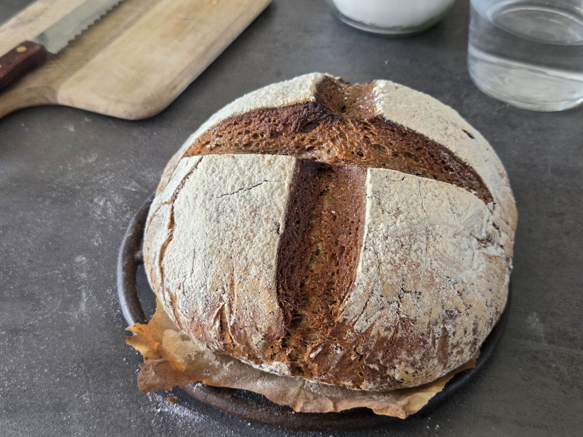 Pain au levain sans gluten